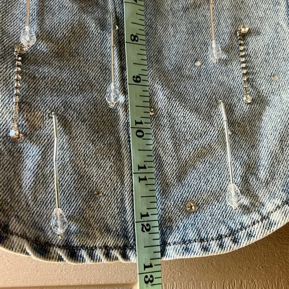 Forever 21 Blue Denim Crop Top - Picture 4 of 5